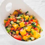 Cucumber-Mango Salsa Recipe.