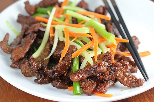 Beef a La Sichuan Recipe