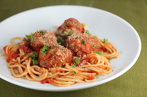 meatballs with tomato sauce