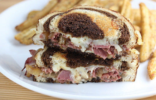 corned beef grilled cheese