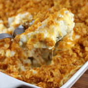 Crunchy potato casserole.