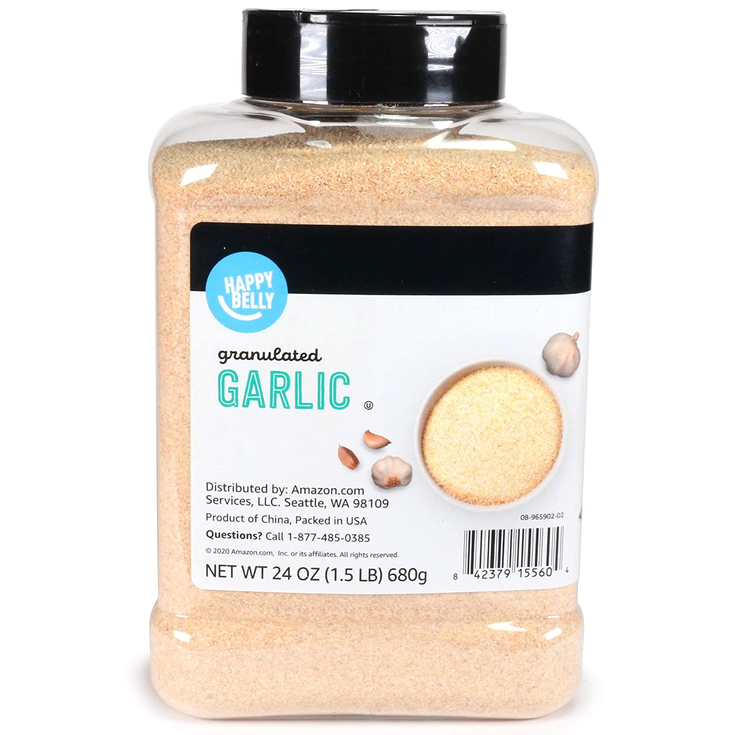 Happy Belly Granulated Garlic, 24 Ounces