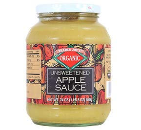 Trader Joe's Organic Unsweetened Applesauce 
