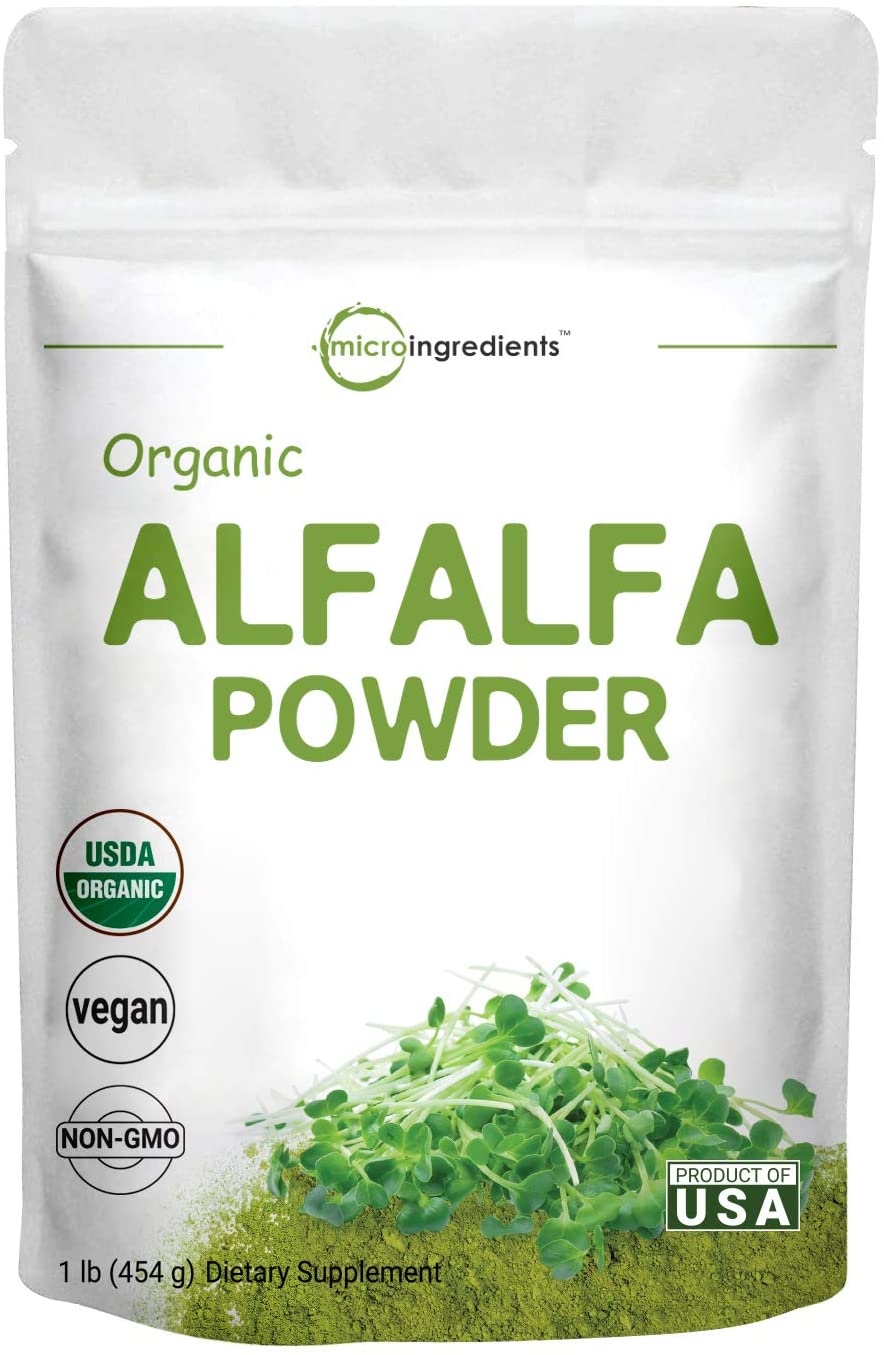 Sustainably US Grown, Organic Alfalfa Powder