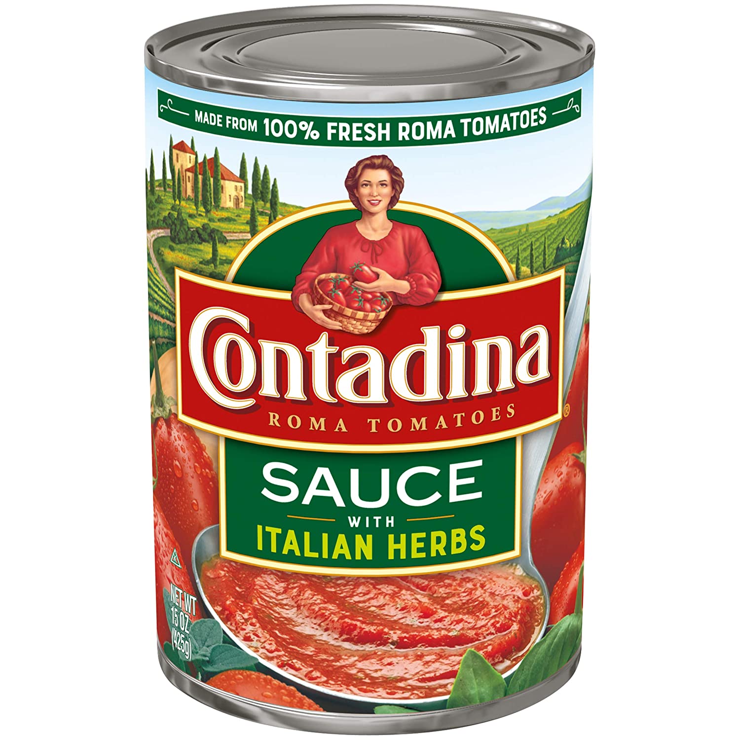 Contadina Canned Roma Tomato Sauce with Italian Herbs