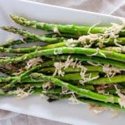 Oven Roasted Asparagus with Parmesan Cheese