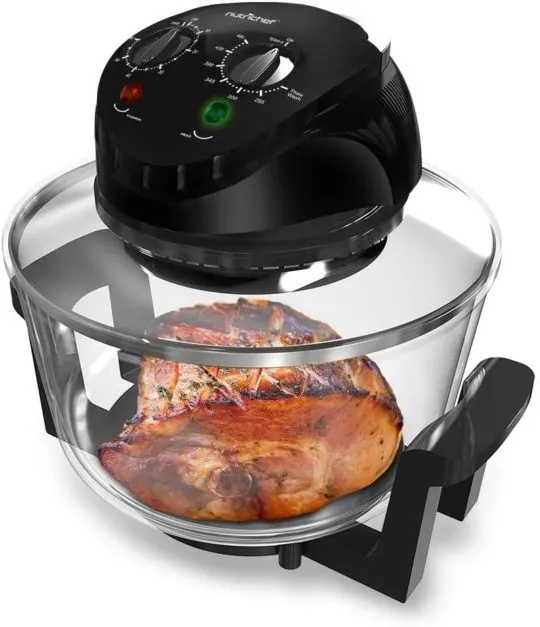 NutriChef Convection Countertop Toaster Oven - Healthy Kitchen Air Fryer Roaster Oven