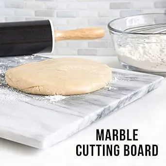 Zokara White Marble Cutting Board