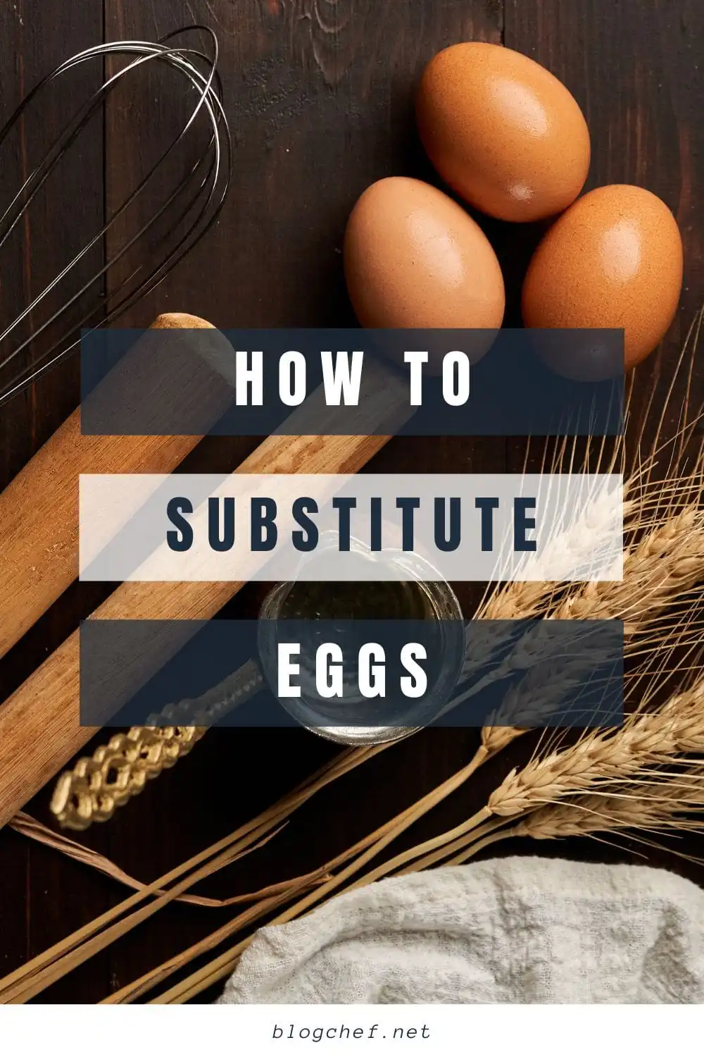 How to substitute eggs. 