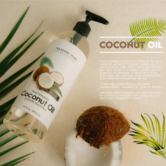 Melted coconut oil