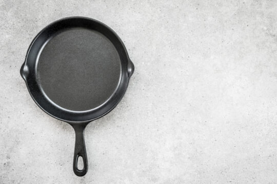 How To Clean Cast Iron Skillet After Cooking11111
