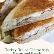 Turkey grilled cheese recipe.