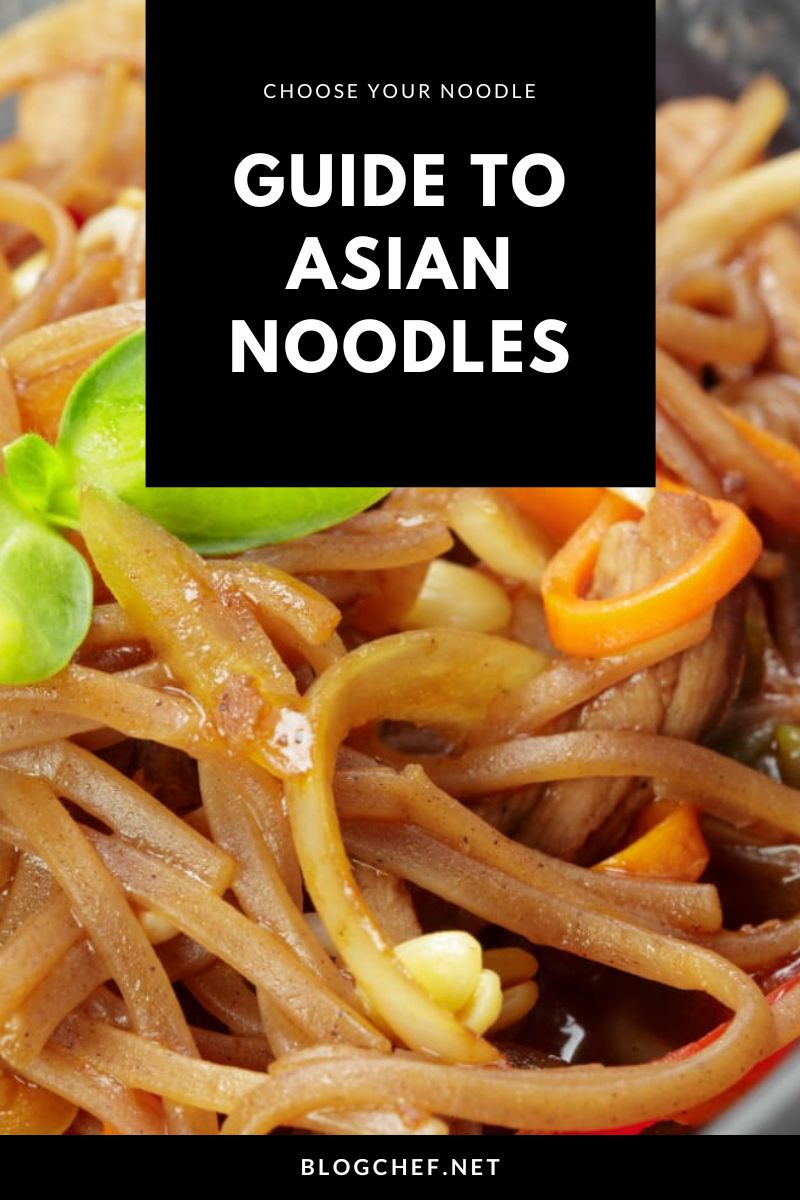 Guide to Asian noodles. 